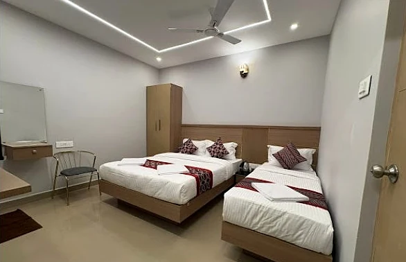 Triple Occupancy room with a double and a single bed